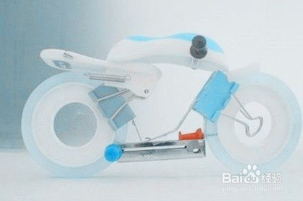 办公用品手工制作摩托车教程